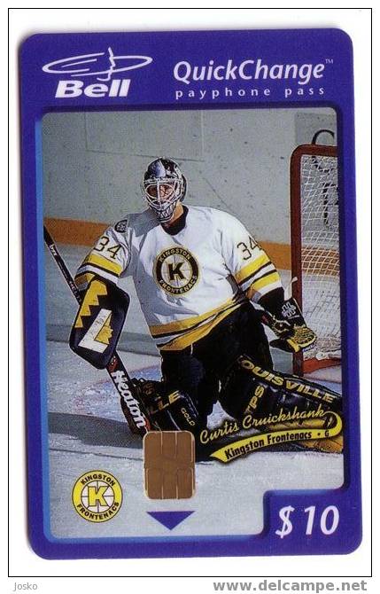 HOCKEY ON ICE - C. CRUICKSHANK ( Canada - Chip Mint & Rare , Only 3.500 Ex ) Hockey Sur Glace Sobre Hielo Eishockey BELL - Canada