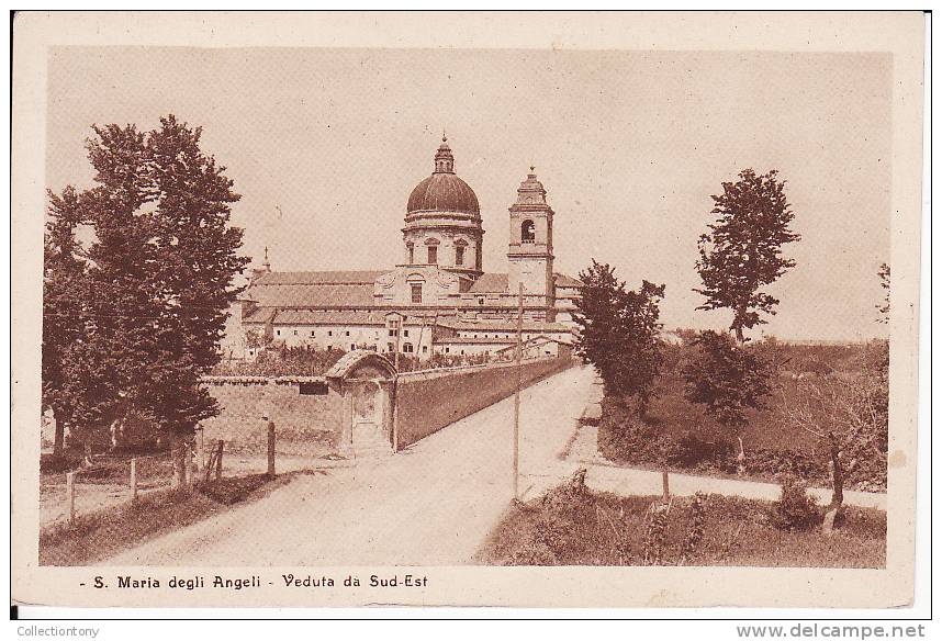 FOLIGNO - VEDUTA DEL SANTUARIO DI S. MARIA DEGLI ANGELI- FP - BN - NON  VIAGG. - Foligno