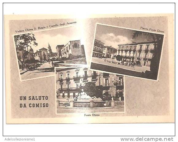 42740)cartolina Illustratoria Località Di Comiso - Ragusa