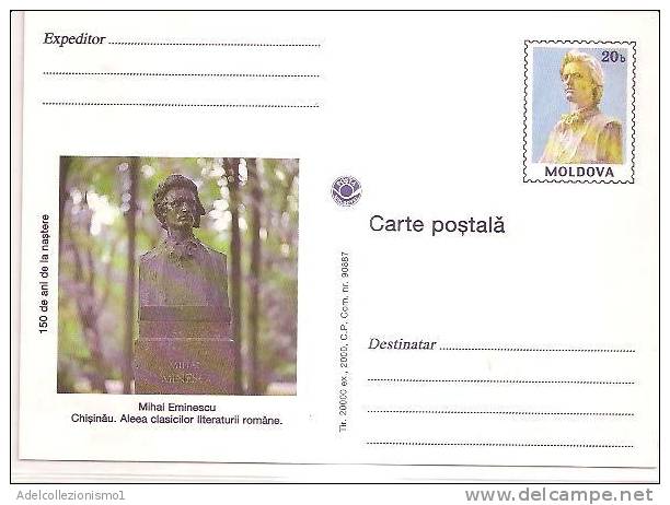 42748)cartolina Illustratoria Serie M. Eminescu - Nuova Con 20d - Moldavia