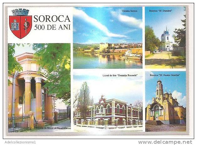 42750)cartolina Illustratoria Località Di Soroca 500 De Ani - Moldavia