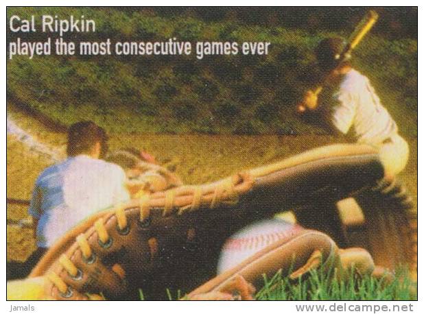 Cal Ripken Played The Most Consecutive Games Ever, Baseball, Sport MNH Nevis - Baseball