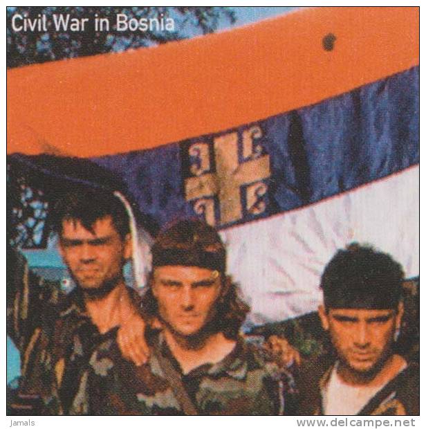 Civil War In Bosnia, Ethnic Violence, Flag MNH Nevis - Antillen