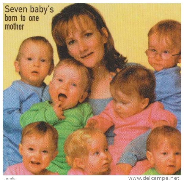 Seven Baby's Born To One Mother, Motherhood, MNH, Nevis - Antillen