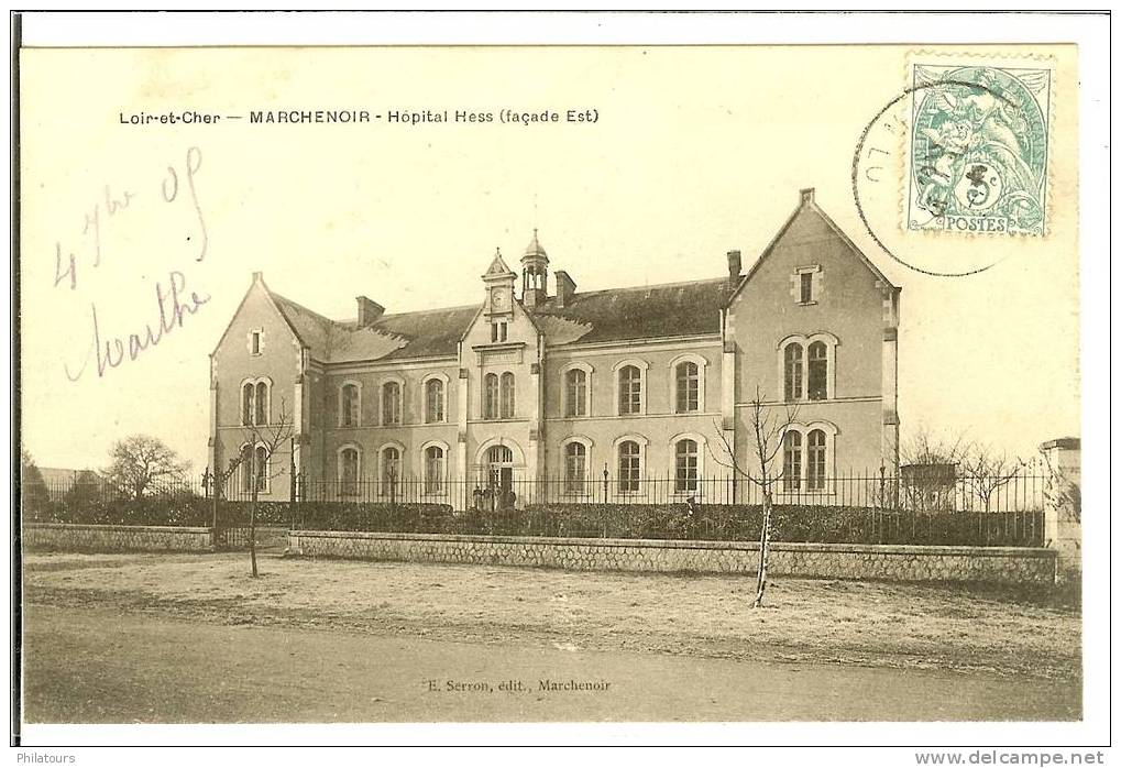 MARCHENOIR  -  Hôpital Hess (Façade Est) - Marchenoir
