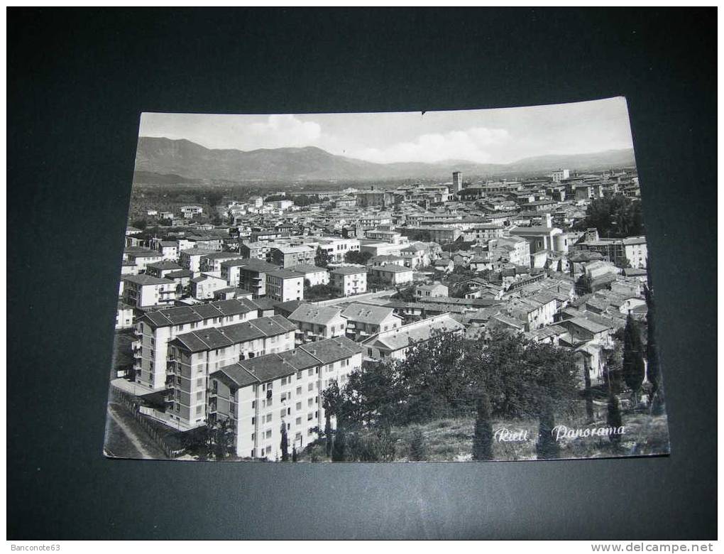 Rieti. Panorama.  Viaggiata  1962. - Rieti