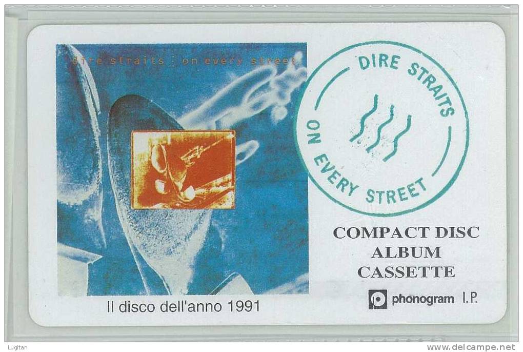 Carte Telefoniche: Dire Straits -  Nuova - Omaggio - 10 Scatti - Tep - Private-Omaggi