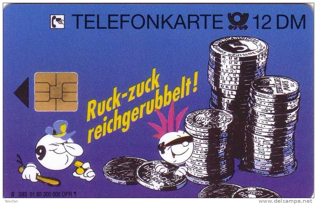 ALLEMAGNE PIECES COINS DEUTSCHE MARK LOTTO VERSO RARE - Briefmarken & Münzen