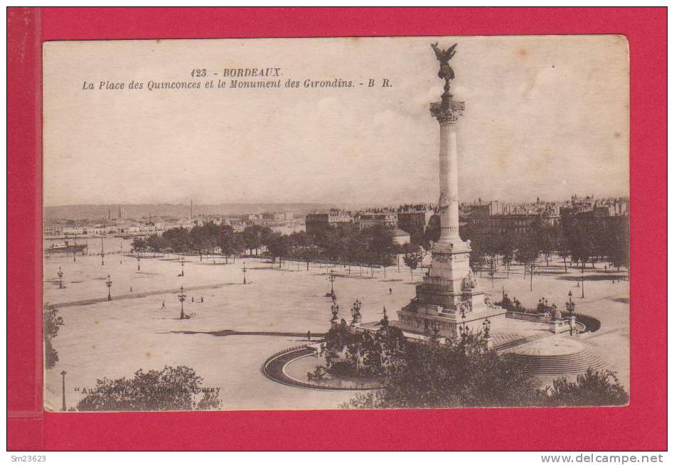 Bordeaux (G788)  La Place Des Quinconces Et Le Monument Des Girondins - - Bordeaux