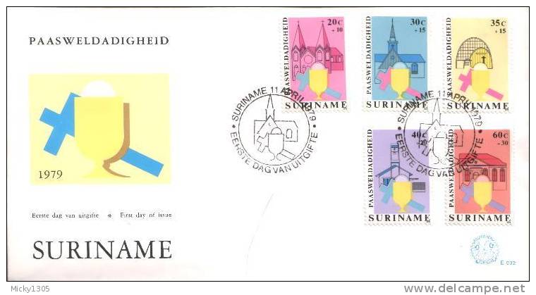 Suriname - FDC Mi-Nr 864/868 (s140) - Pâques