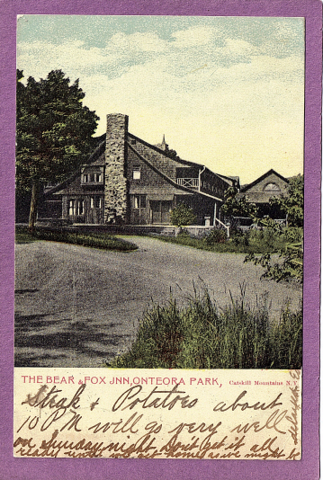 The Bear And Fox Inn, Onteora Park, NY.  1900-10 - Catskills
