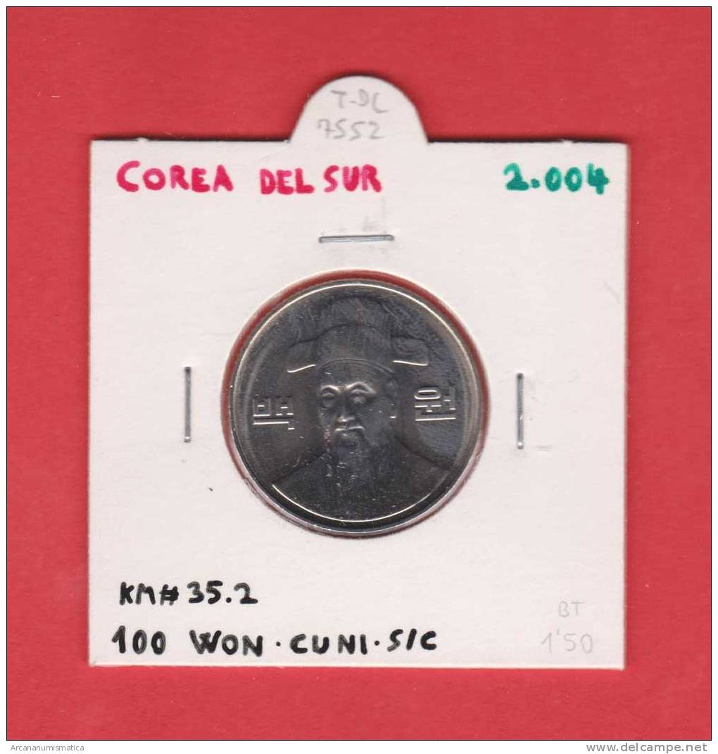 COREA DEL SUR  100  WON CU NI  2.004  KM#35.2  SC/UNC   DL-7552 - Coreal Del Sur