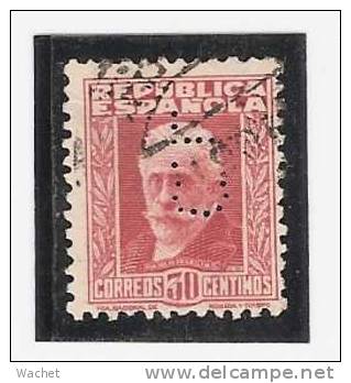 Perforadas/perfin/perfore/lochung                    Espana No 659 C.L Crédit Lyonnais / Credito Lyones - Usados