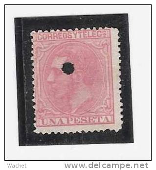 Perforadas/perfin/perfore   /lochung     Espana No 207 O - Used Stamps
