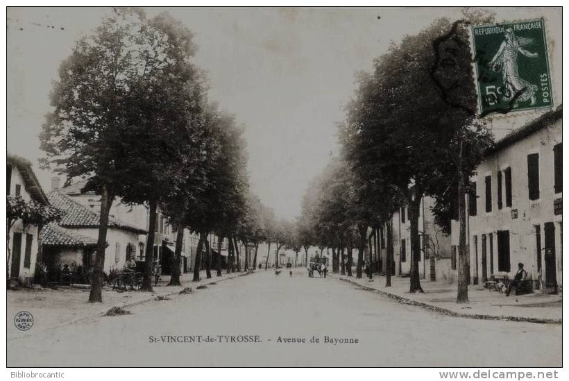 D40 - SAINT VINCENT DE TYROSSE - VUE ANIMEE DE L´AVENUE DE BAYONNE - Saint Vincent De Tyrosse