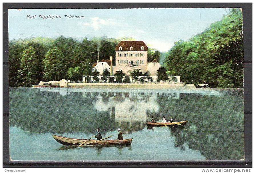 TOP!! BAD NAUHEIM * TEICHHAUS * 1908 *!! - Bad Nauheim