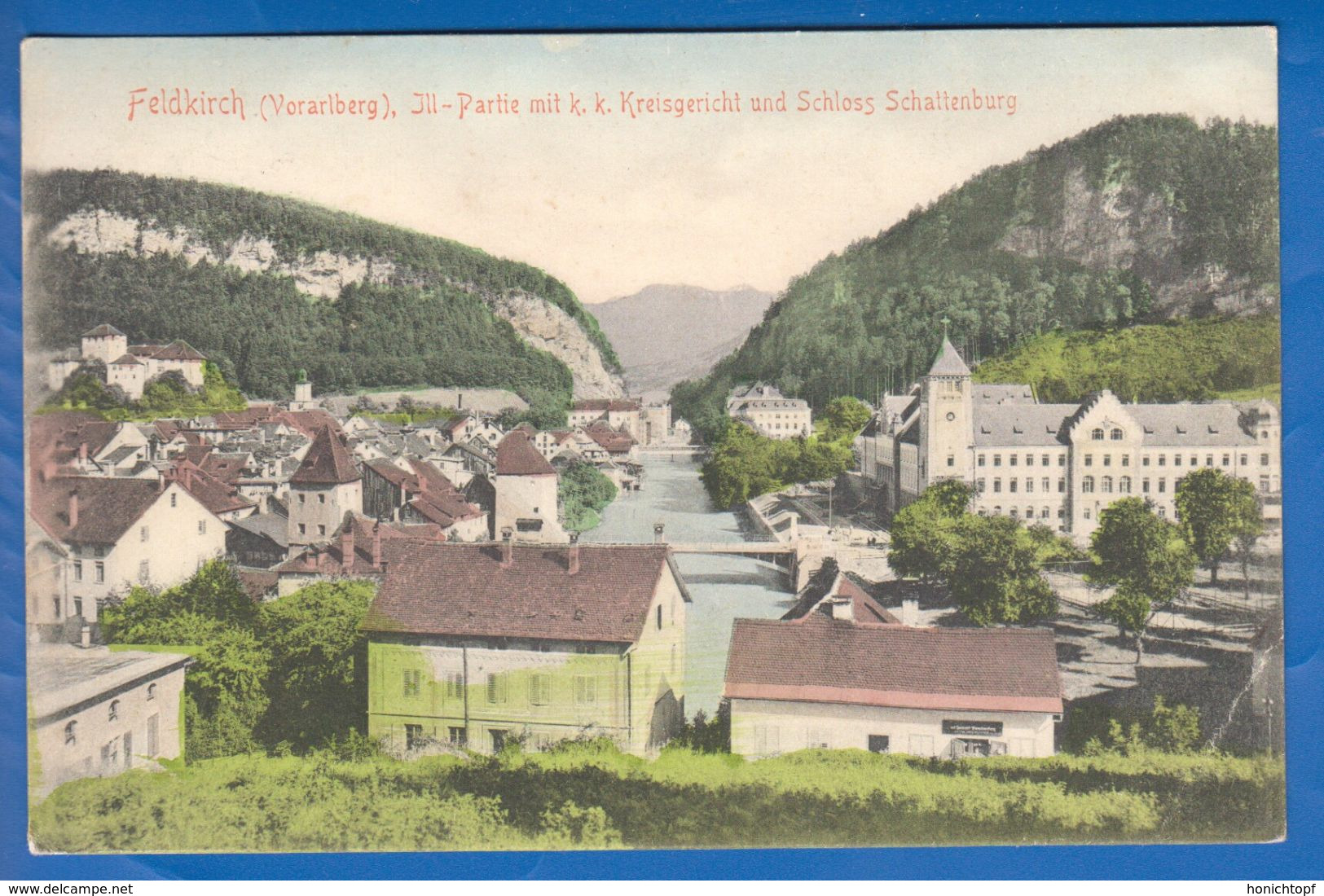 Österreich; Feldkirch; Kreisgericht; Schloss Schattenburg; 1906 - Feldkirch