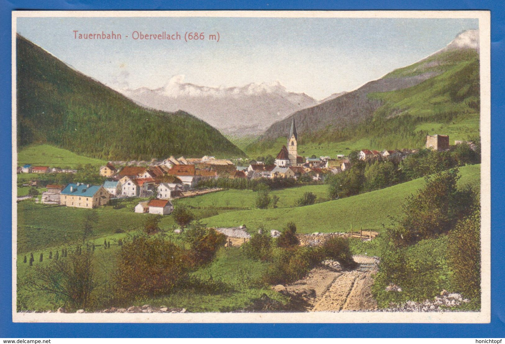 Österreich; Obervellach; Tauernbahn; 1911 - Obervellach