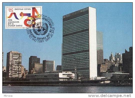 1336 - ONU New York 1990 - Maximum Cards