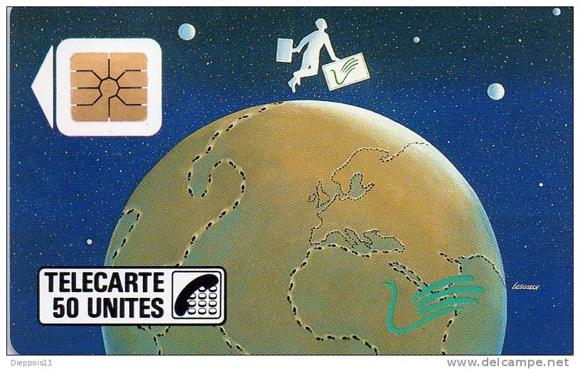 Superbe Rare Telecarte Privée Neuve De 1989 D143 La Nuit De La Carte Verso Noir 1000 Ex - Privées