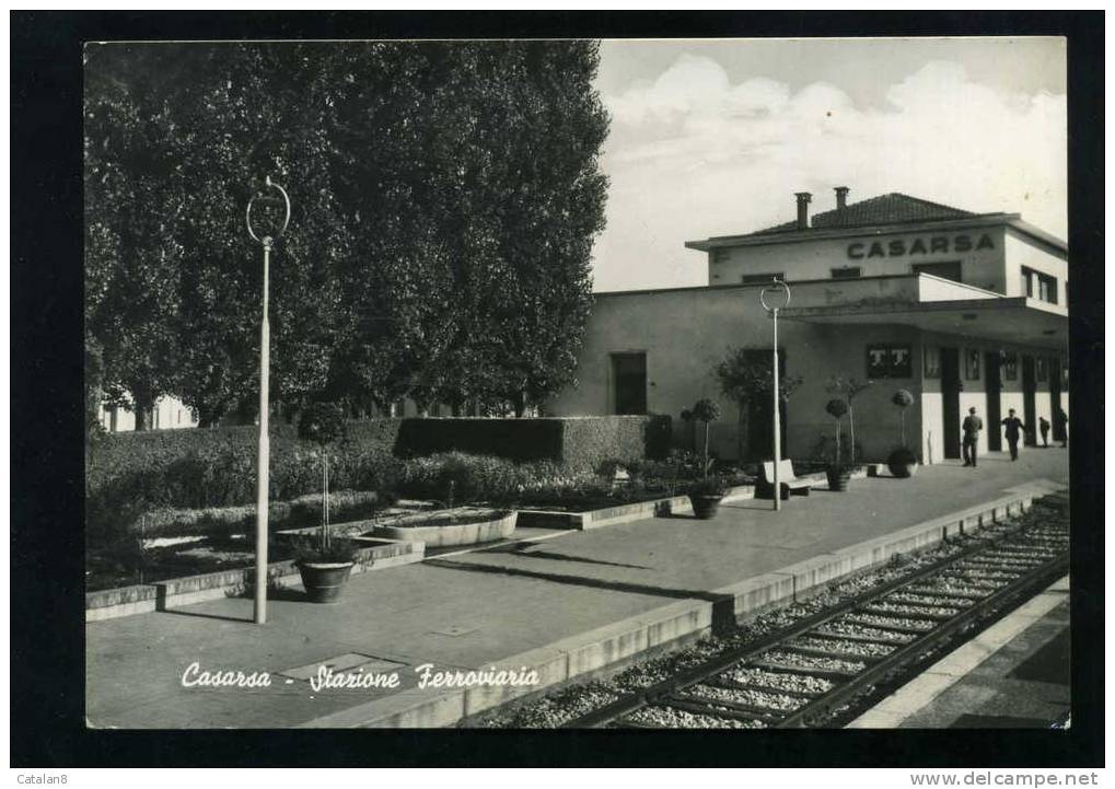 S1831 CARTOLINA ILLUSTRATA  FRIULI VENEZIA GIULIA PORDENONE CASARSA STAZIONE FERROVIA FG.V. - Pordenone