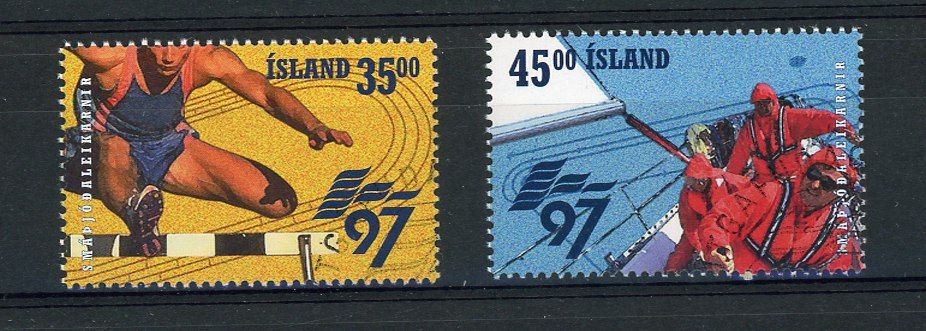 Islande  -  1997  :  Yv  823-24  (o) - Usados