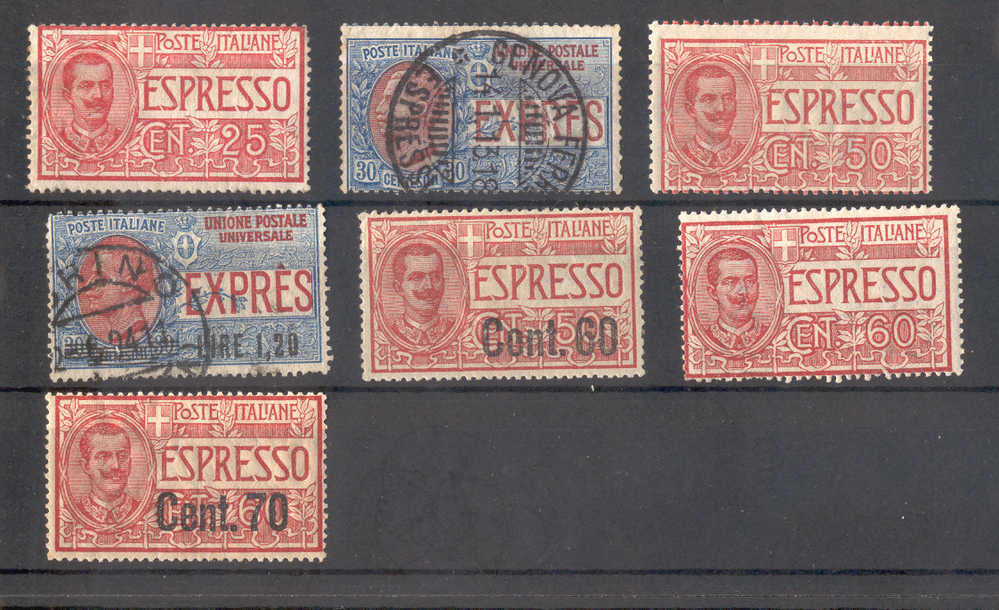 REGNO (1903-25) - ESPRESSO - LOTTO MISTO - CAT. E 181 - Express Mail