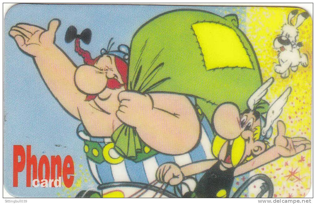 ASTERIX. CARTE TELEPHONIQUE INTERNATIONALE. Phone Card. Origine Angleterre. - Objets Publicitaires