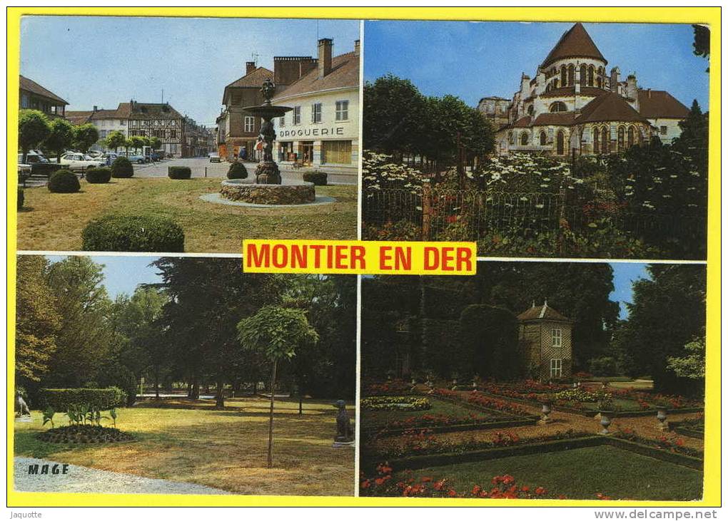 MONTIER EN DER (Haute Marne 52) 4 Vues - Souvenir De Montier En Der - Montier-en-Der