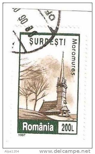 TIMBRE POSTA ROMANIA - ANNEE 1997  "MARAMURES SURDESTI" 200 L.  OBLITERE - Sammlungen