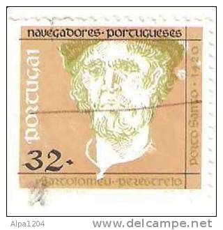 TIMBRE PORTUGAL - "PORTO SANTO - 1420 " - OBLITERE - Collections