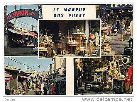 CPM 93 SAINT OUEN - Le Marche Aux Puces De La Porte De Clignancourt - Multivues - Saint Ouen