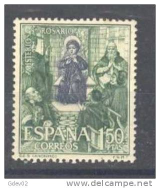 ES1467-A83-CG.España.Spain. Espagne.SANTO  ROSARIO .1962.( Ed 1467**),sin Charnela. LUJO - Nuevos