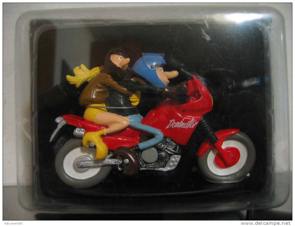 ELLA  LEFFOIX  E  SAM  SOUL:  HONDA  650  DOMINATOR - Small Figures