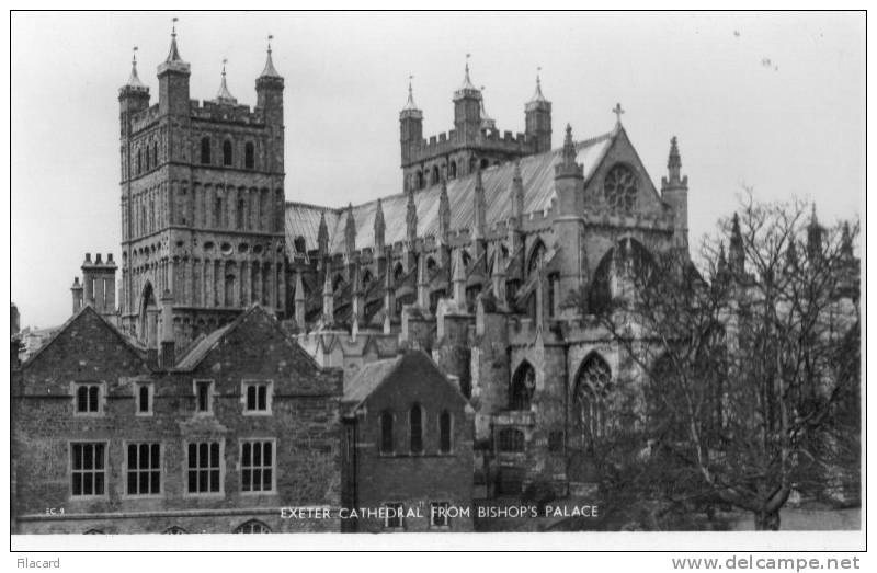 5256     Regno  Unito   Exeter  Cathedral  From  Bishop"s   Palace  NV - Otros & Sin Clasificación