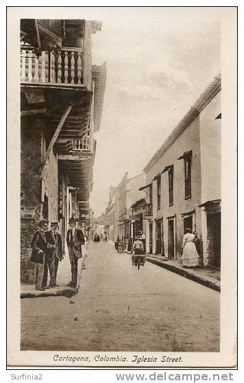 COLOMBIA - CARTAGENA - INGLESIA STREET - ANIMATED - Kolumbien