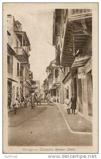 COLOMBIA - CARTAGENA - ROMAN STREET - ANIMATED - Kolumbien