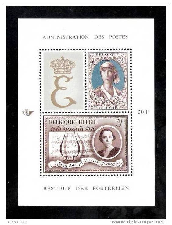 BL 41 - MNH*** Koningin/Reine Elisabeth Cote 1,40 - 1961-2001