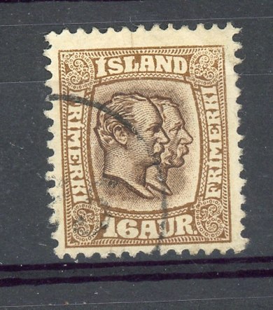 Islande  -   1907  :  Yv  54  (o) - Usati