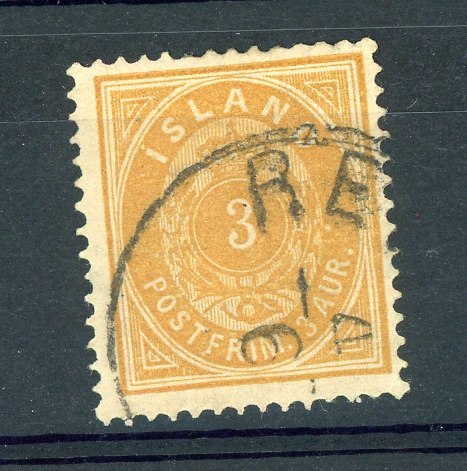 Islande  -  1882  :  Yv  12  (o)   Dentelé 14 X 13 1/2 - Gebraucht