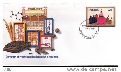 Pharmacie En Australie. 1 Entier Postal. Prix Reduit ! - Postal Stationery