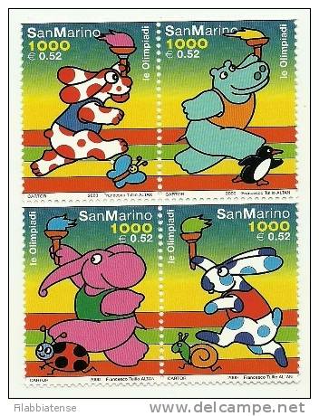 2000 - 1737/40 Olimpiadi    +++++++ - Unused Stamps