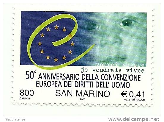 2000 - 1746 Diritti Dell'uomo   +++++++ - Unused Stamps