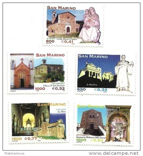 2000 - 1747/51 Montefeltro   +++++++++ - Unused Stamps