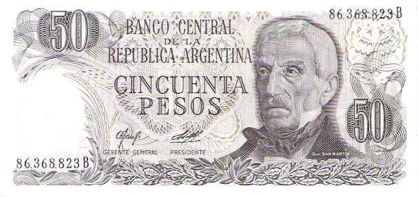 Argentine - 50 Pesos - Pick 301b - Neuf- UNC - Argentina