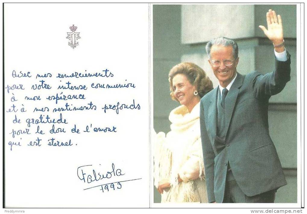 Belgique: Lettre Avec Franchise Postale Du Palais De Laeken (Bruxelles) 9-3-1994 - Portofreiheit