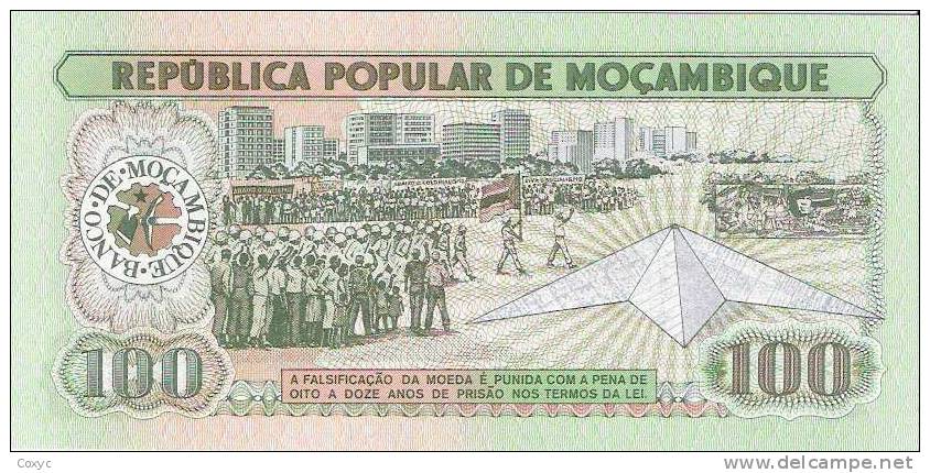 Mozambique - 100 Meticais - 1983 - Pick 130a - UNC - Moçambique