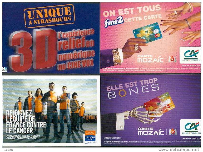 Lot De 32 Cartes Publicitaires - Différents Thèmes - 5 - 99 Karten