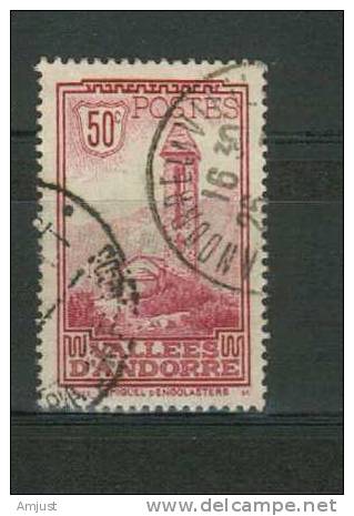 Andorre, Timbre No. 35 Oblitéré - Used Stamps