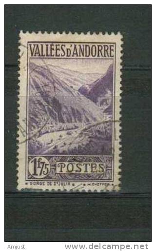 Andorre, Timbre No. 40A Oblitéré - Used Stamps